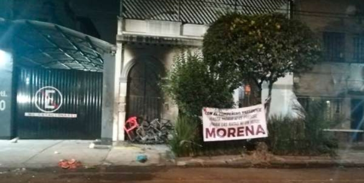 Condena Morena actos de vandalismo a sus instalaciones en CDMX