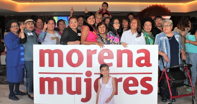 Militantes femeninas de Morena llaman a la derecha a no montarse en el movimiento