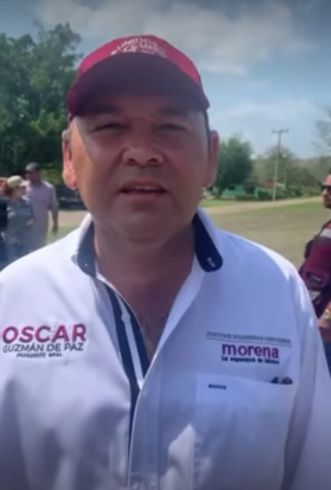 Candidato de Morena Oscar Guzmán denuncia política cochina que sólo busca lucrar con la población