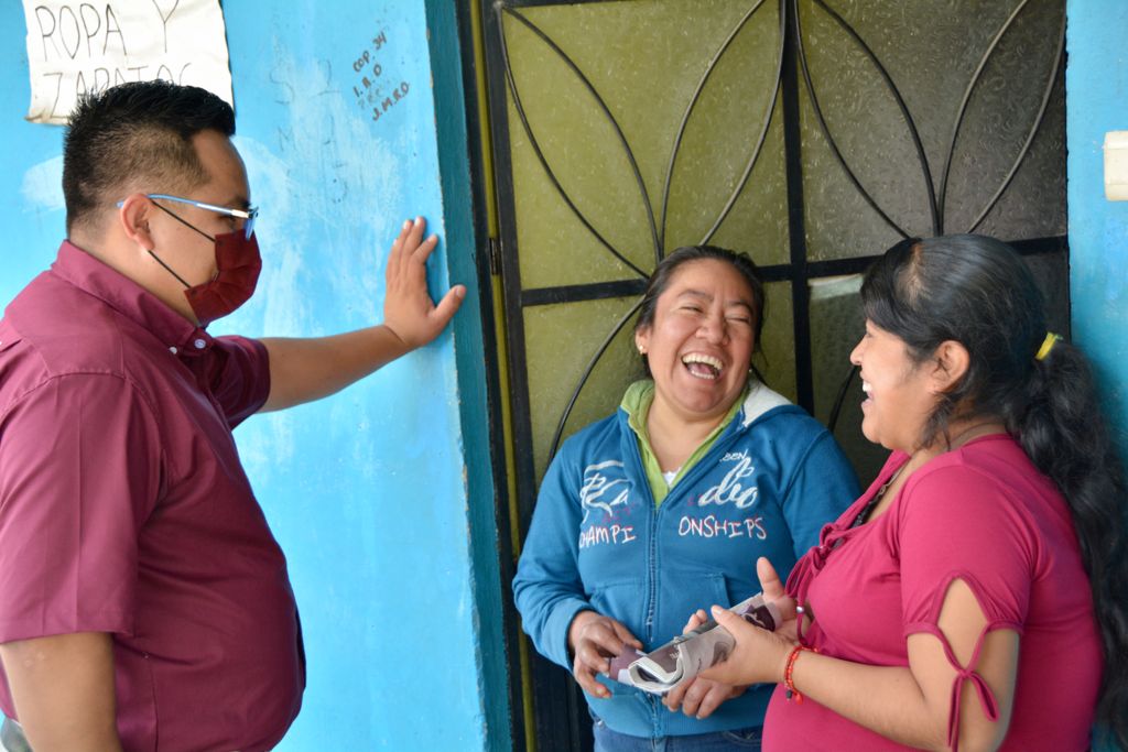 Inicia semana Luis Ronaldo con recorridos en Ixhuacán de los Reyes.Ixhuacán de los Reyes, Veracruz