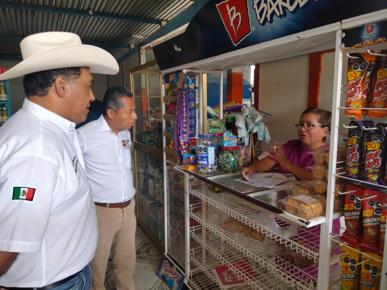 Marcos Martínez Amador y Urbano Bautista Martínez recorren Playa Vicente, ¡Juntos harán Historia en Veracruz!