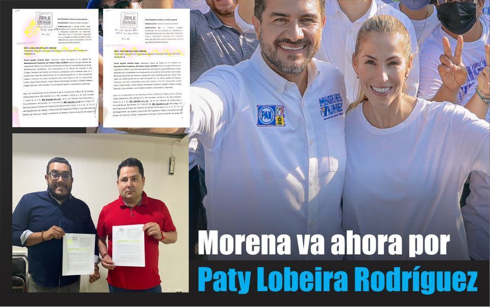 Morena va ahora por Paty Lobeira Rodríguez