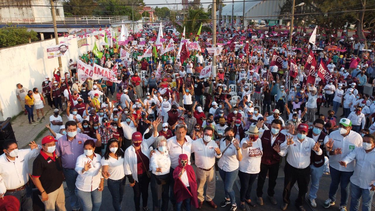 ¡MAGNO CIERRE DE CAMPAÑA DE MORENA EN VILLA ALLENDE!