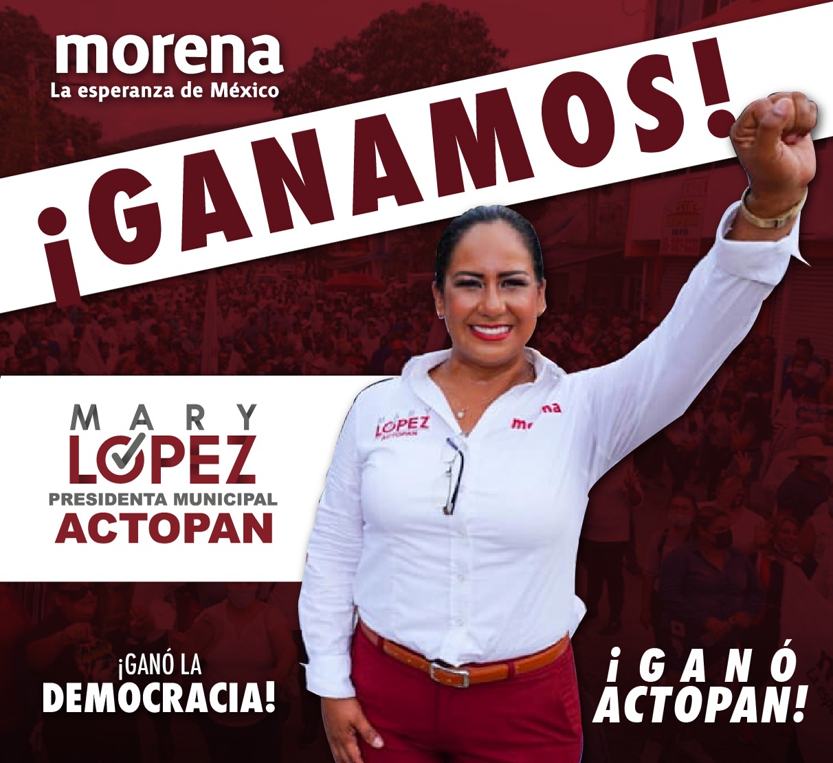 Mary López, primera Presidenta Municipal electa en Actopan