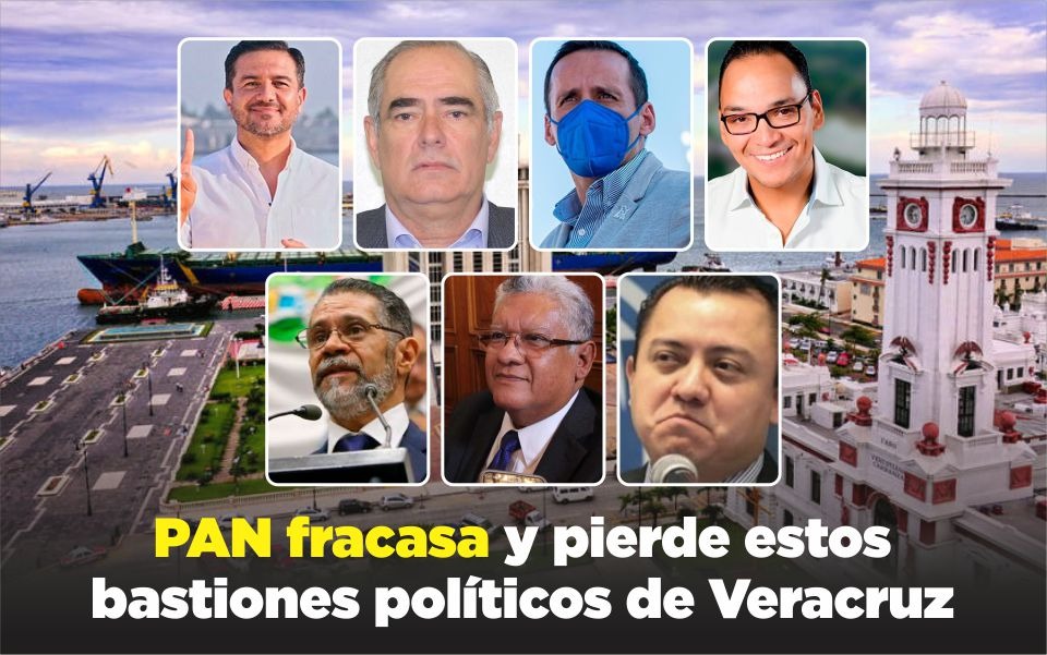 PAN fracasa y pierde estos bastiones políticos de Veracruz