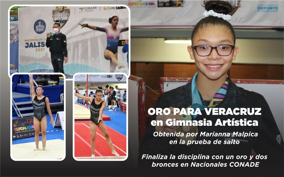 Oro para Veracruz en Gimnasia Artística