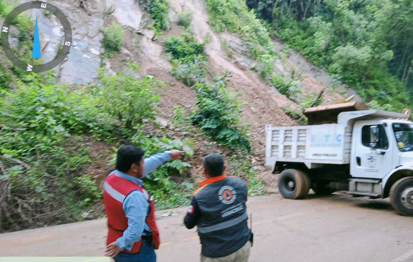 Atiende Protección Civil deslave en Ixtac y accidente en San Andrés: Gobernador