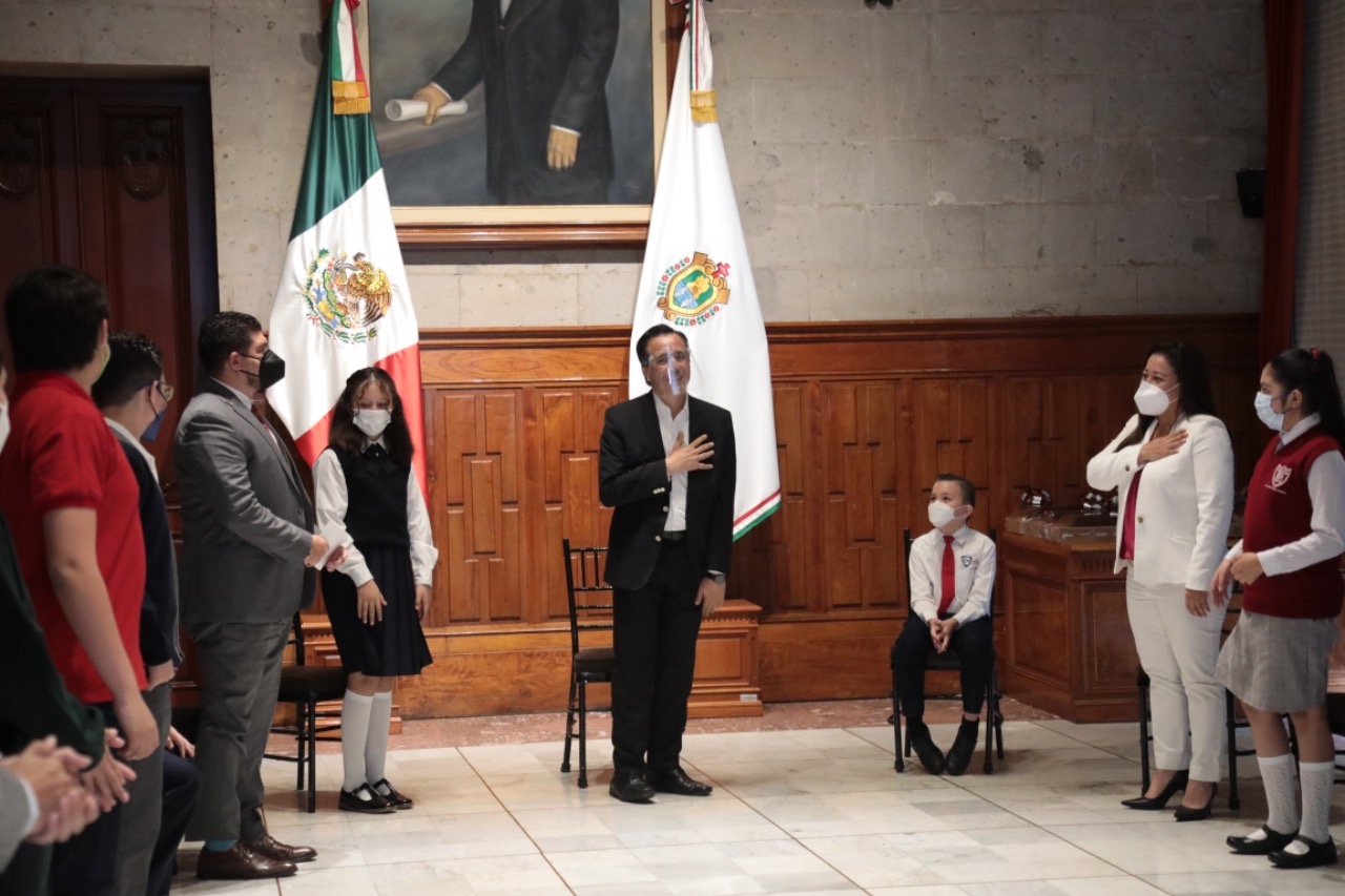 Reconoce Gobernador a ganadores de la Olimpiada Mexicana de Matemáticas para Educación Básica 2021