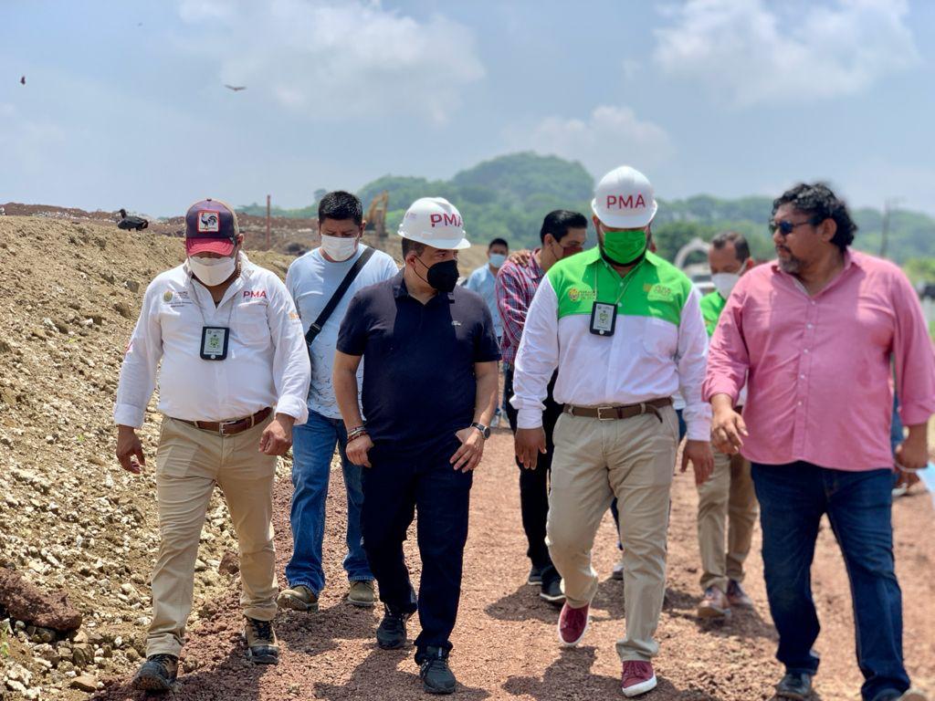 Obra de relleno sanitario, de gran impacto social para los Tuxtlas: Gómez Cazarín