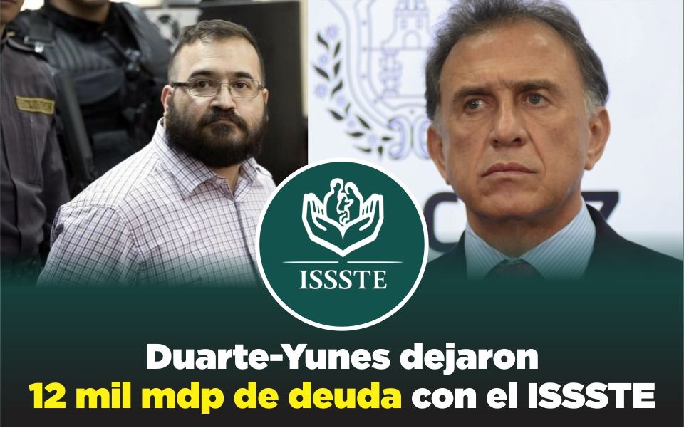 Duarte-Yunes dejaron 12 mil mdp de deuda con el Issste