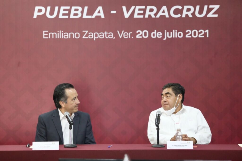 Se reúnen gobernadores de Veracruz y Puebla, fortalecen combate a la delincuencia