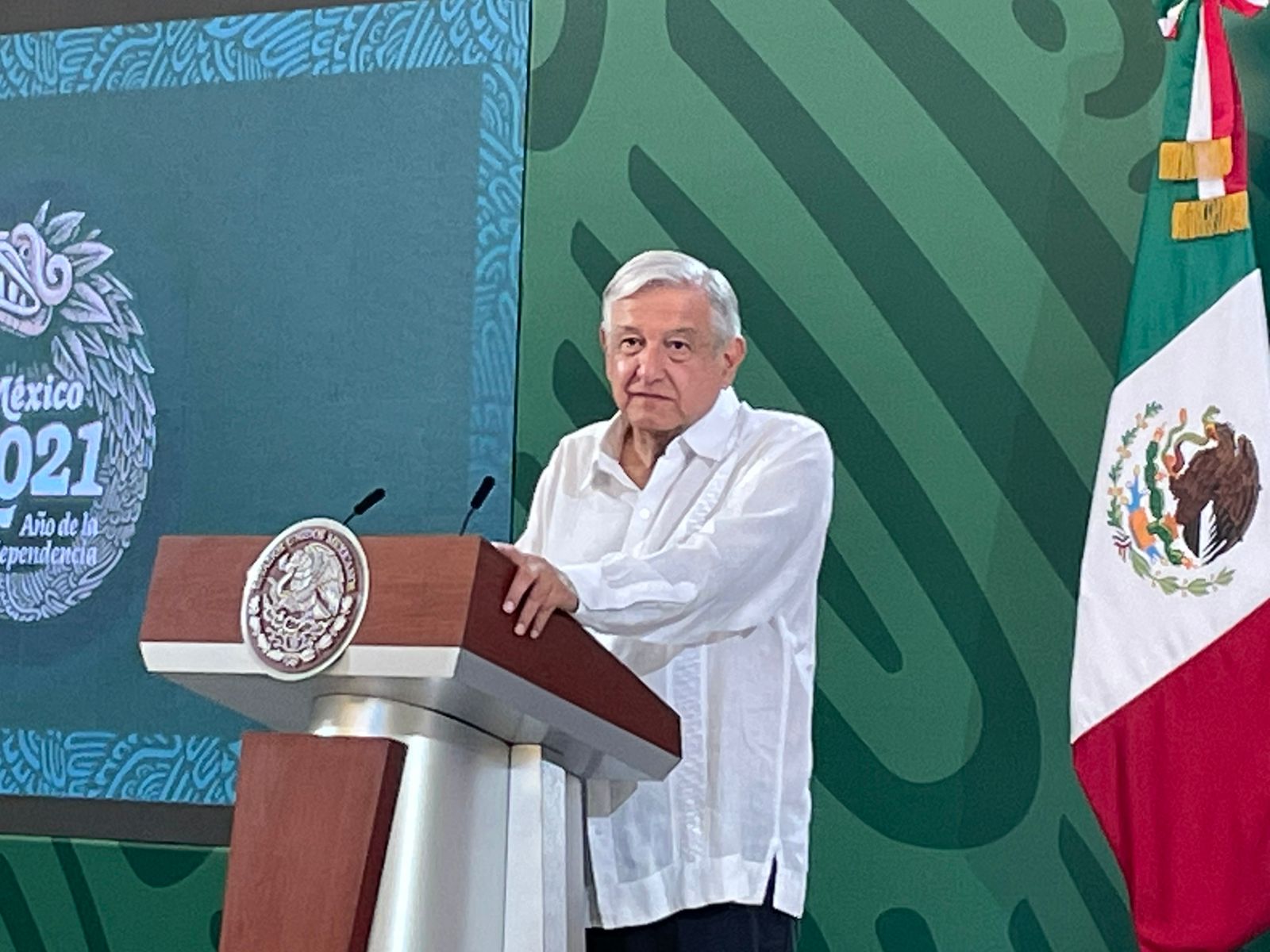 Destacan en conferencia mañanera de AMLO descenso de delitos en el estado de Veracruz