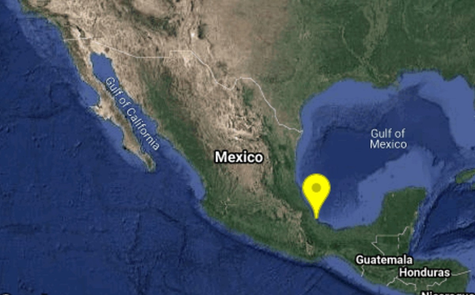 Sismo de magnitud 4.9 sacude a Veracruz durante la madrugada