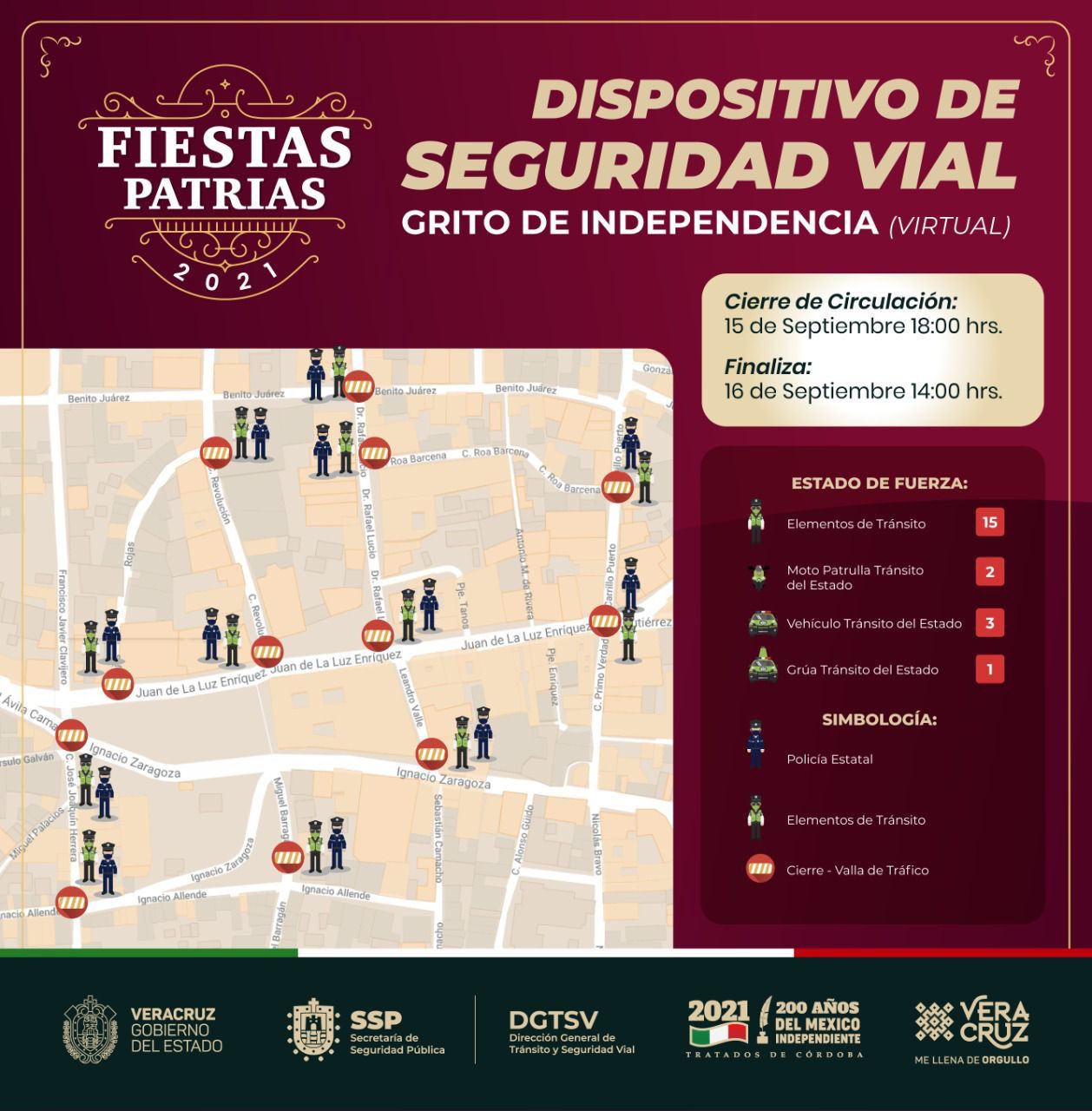 Por fiestas patrias cerrarán primer cuadro de la ciudad, ubica las vías alternas