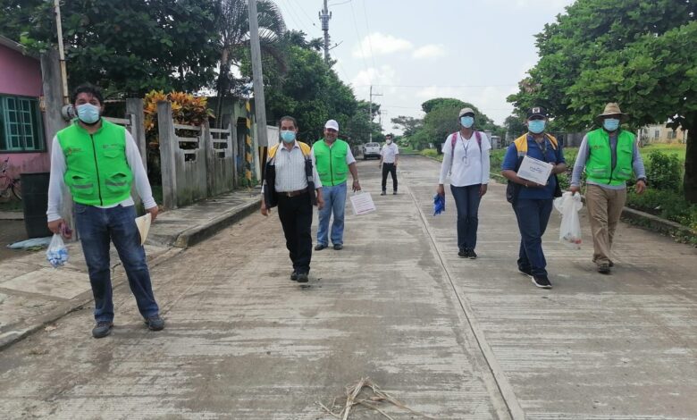 Protegen a población de Los Tuxtlas contra riesgos sanitarios por lluvias