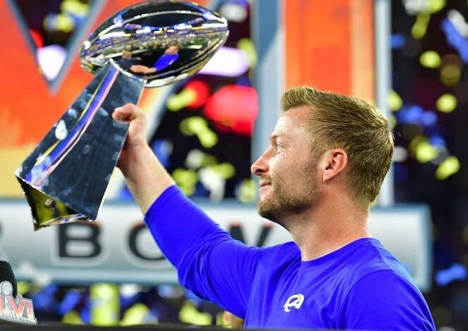 Sean McVay es el coach más joven que gana el Super Bowl