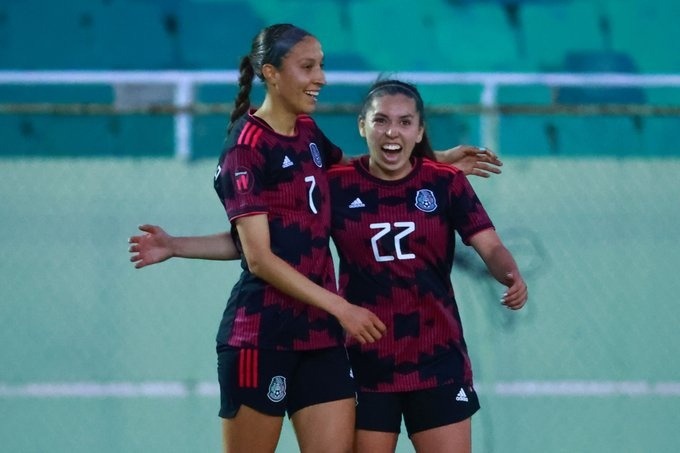 Selección femenil mexicana golea 8-0 a Antigua y Barbuda