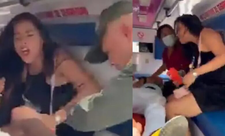 ¡Tóxica nivel Dios! Atropellan a su novio y ella le exige le de su clave del celular (VIDEO)