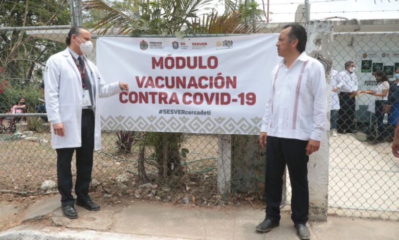 En 841 centros de Salud se están aplicando vacunas contra el COVID-19: Gobernador