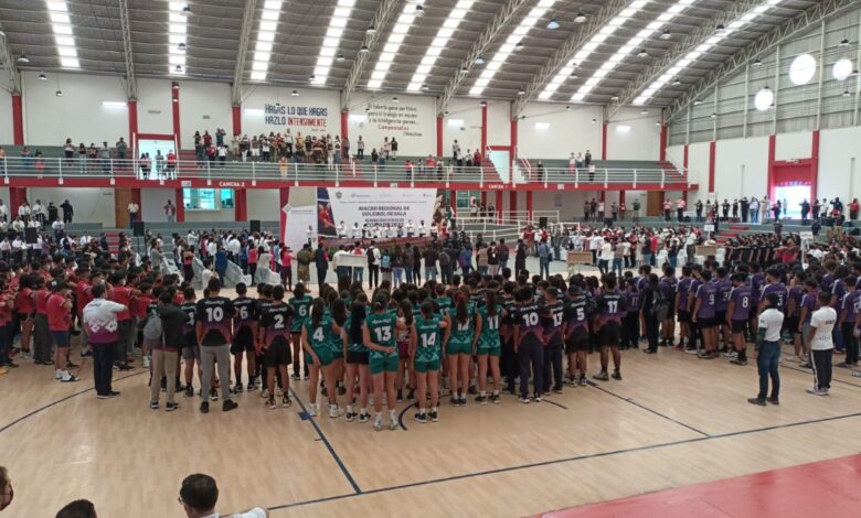 Participa Veracruz en Macro Regional de Voleibol 2022