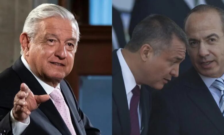 AMLO revela que sobornos del narco a García Luna llegaban de Calderón