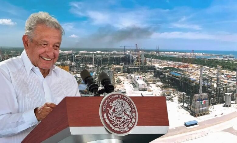 AMLO inaugura la refinería Olmeca y hace realidad uno de sus sueños