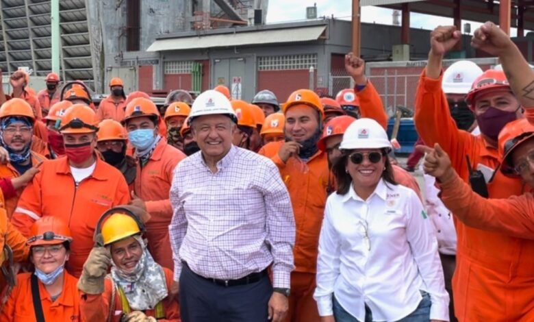 100 mil trabajadores que participaron en construcción de Dos Bocas se van a laborar al Tren Maya: AMLO