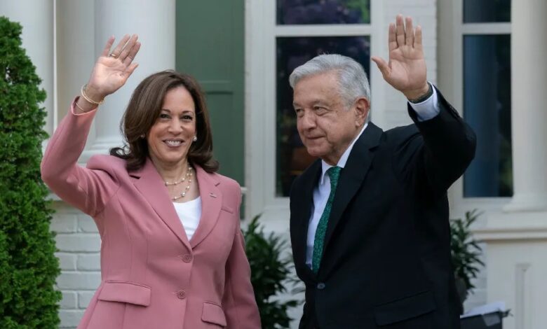 Kamala recibe a AMLO para un desayuno de trabajo; destaca relación basada en amistad