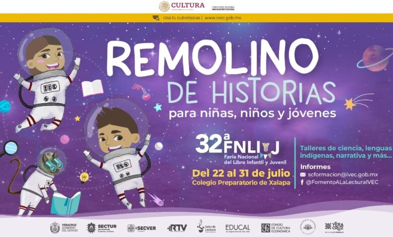 Remolino de Historias trae talleres para infantes y jóvenes durante la 32ª FNLIyJ