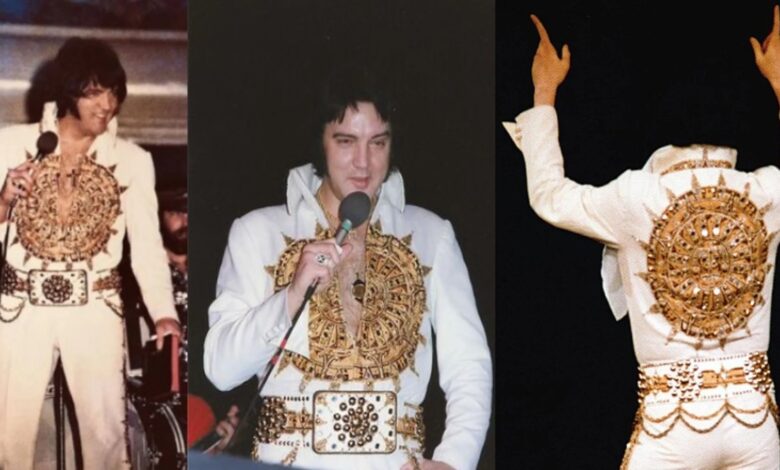 La historia del traje con el Calendario Azteca que Elvis llevó en su último concierto