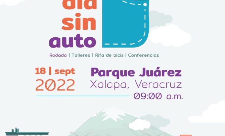 SEDEMA y SEV invitan a moverte Un día sin Auto, este 18 de septiembre