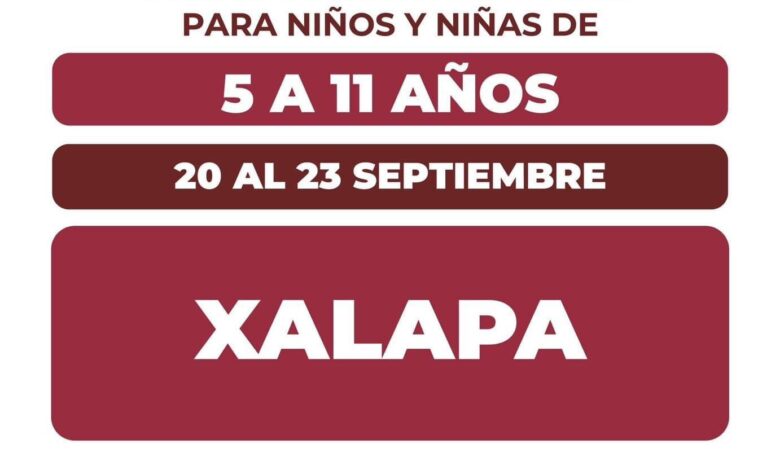 No te quedes sin vacunar: Xalapa, Boca y Veracruz, última oportunidad