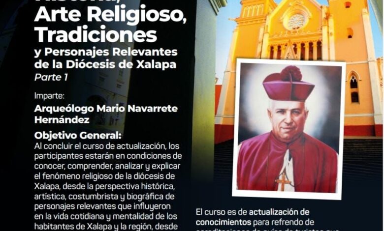 Mediante cursos de profesionalización, asegura SECTUR preservación de patrimonio cultural y religioso