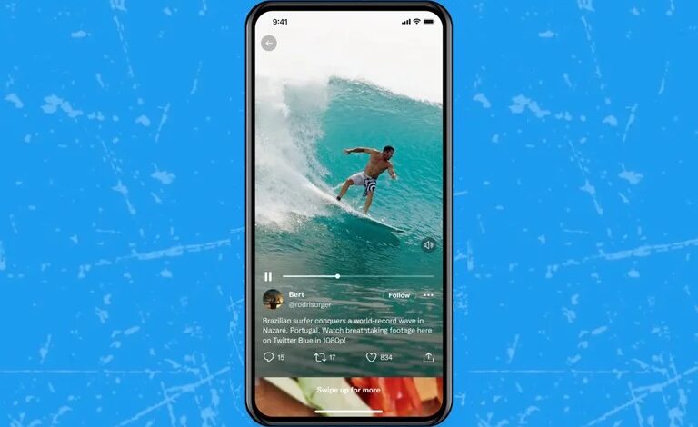 Twitter permitirá ver videos en pantalla completa como Instagram, TikTok y Kwai