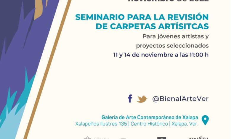 Invita IVEC a la jornada académica de la Sexta Bienal de Arte Veracruz 2022