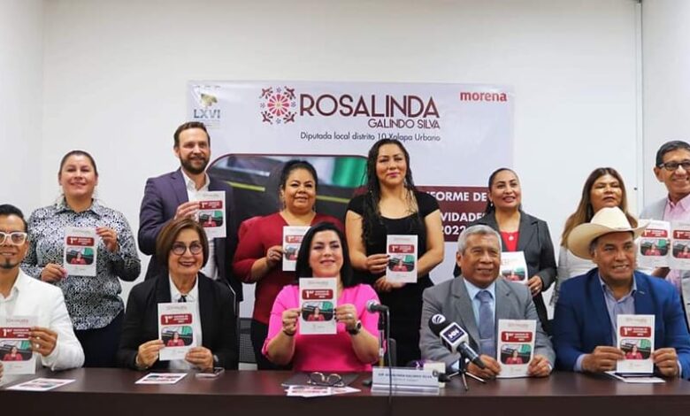 Desde el Congreso coadyuvamos para que #Veracruz sea un estado en orden, humanista y justo: Rosalinda Galindo Silva