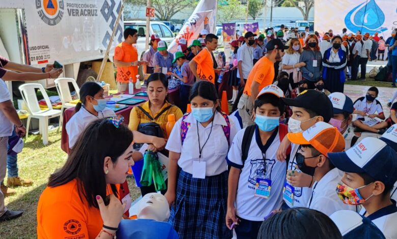 Con 2 mil asistentes, da inicio primer Macro Feria Infantil “Aprendo a Cuidarme” en San Andrés Tuxtla