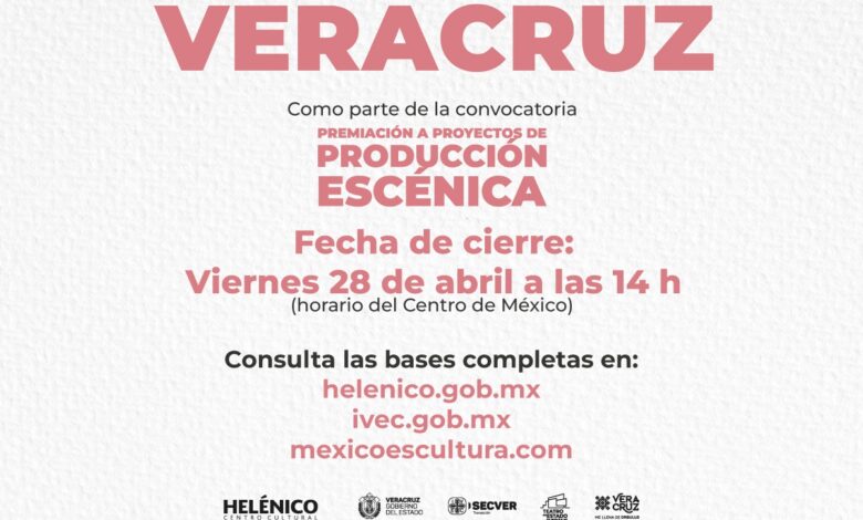 Participa en el cuarto concurso de Apoyo a la Producción Escénica