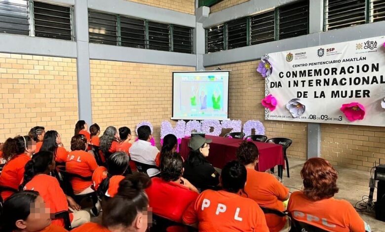 Reconoce SSP derechos de las mujeres en el centro penitenciario de Amatlán