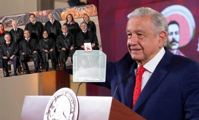 AMLO buscará que el pueblo elija a los ministros de la Suprema Corte