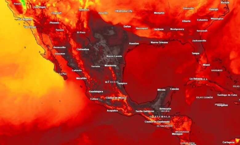 Onda de calor: Siguen 5 días de altas temperaturas y lluvia en Mexico