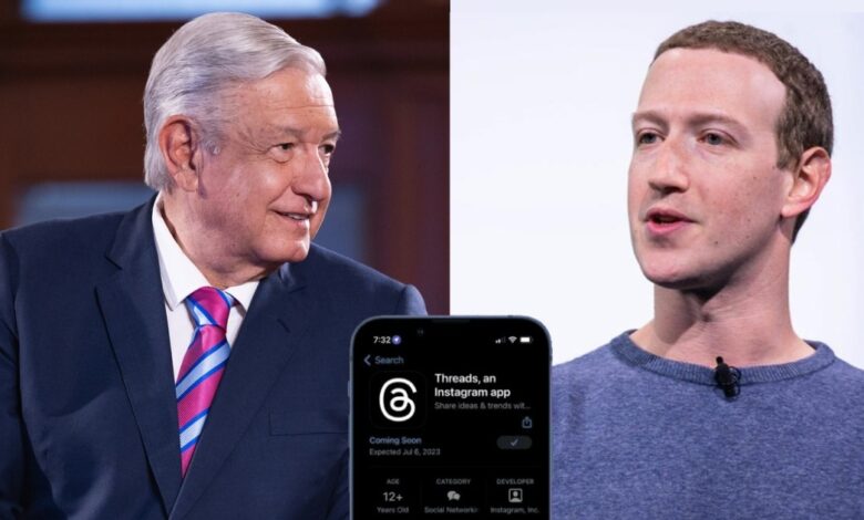 AMLO se une a threads y lanza mensaje a mark Zuckerberg