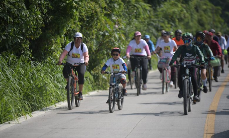 Encabeza Gobernador la segunda Rodada Familiar Papaloapan