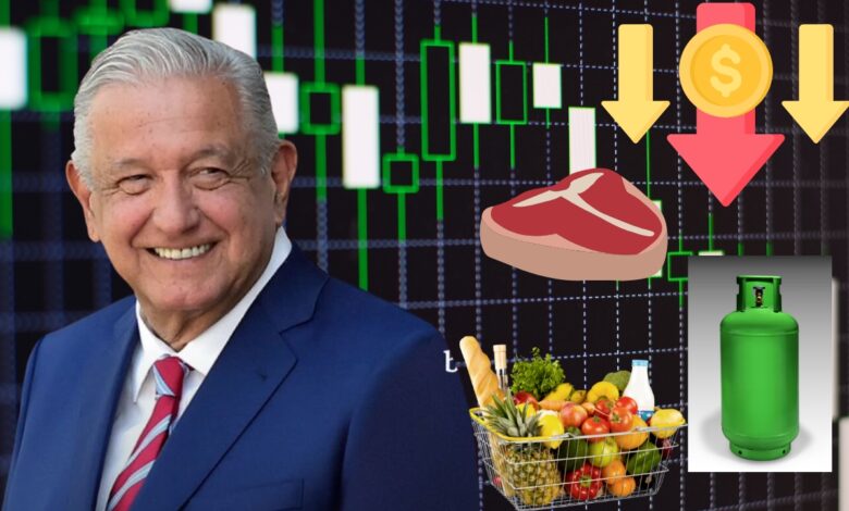 Inflación en México con AMLO sigue a la baja