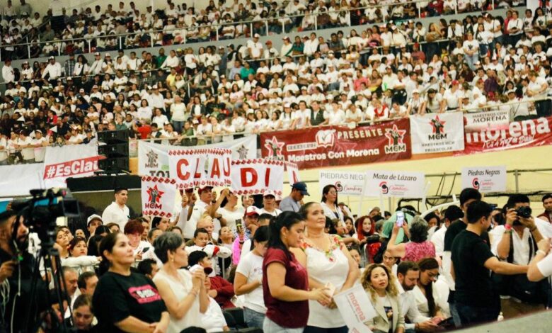 Cerró Claudia Sheinbaum Asambleas Informativas en Xalapa; miles la respaldaron