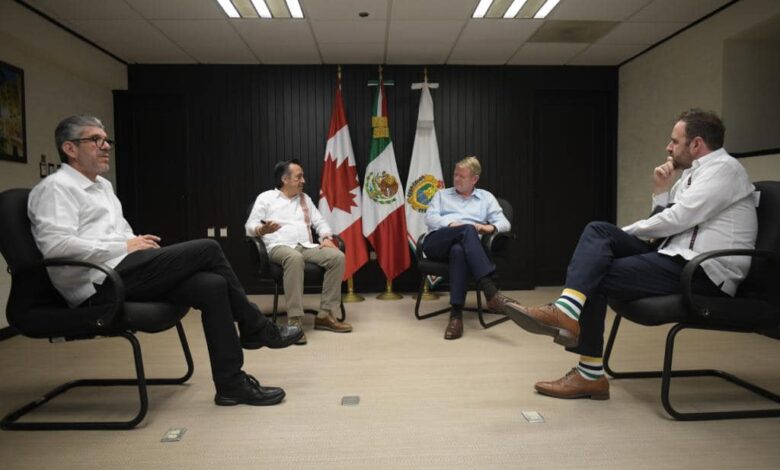 Amarra el gobernador Cuitláhuac más inversiones canadienses para Veracruz