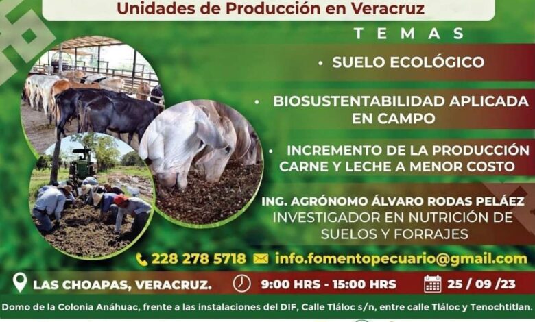 Se invita a productores a curso gratuito de innovación tecnológica en producción pecuaria