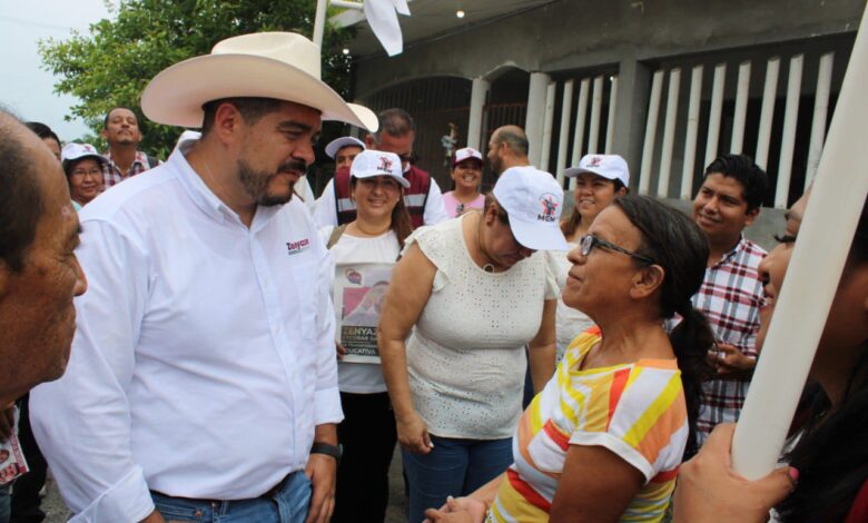 Zenyazen Escobar García recorre Veracruz en busca de la continuidad de la 4T