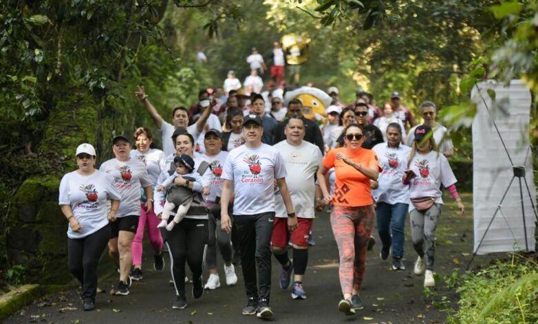 Mil 500 personas reúne la Ruta del Corazón en el Parque Natura Xalapa