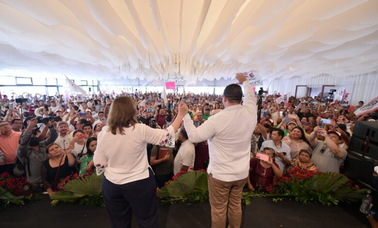 Zenyazen Escobar García reconoce triunfo Roció Nahle en la encuesta por la Coordinación de los Comités de Defensa de la Cuarta Transformación en Veracruz